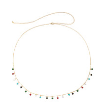 1St Strand Taille Kette Bikini Kette Verzierte Gold