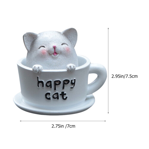 Teacup Figürchen, Cartoon Statue, Desktop- und Raumdekoration 2