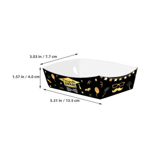 24Stk Papier Servierboot Für Hähnchen Sticks 1