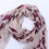 Beige Voile Sjaal Dames Lange Halsdoek 4