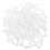 200 Stuks Wit Polyester Pompons 12 Mm Voor Doe-Het- En Feest 9