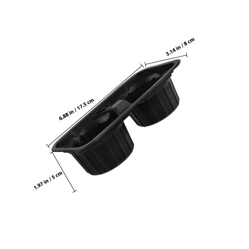 50 Stks Wegwerp Koffietrays 2 Cup Voor En Drank 1
