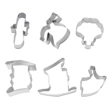 6Stück Ausstechform Doktorhut Blumenstrauß Hut DIY Backform