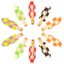 10Pcs Girls PVC Hairpins Decorative Duckbill Barrettes for Parties