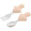 1 Set Kleinkindbesteck Mit Silikongriff Gabel 8