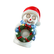 Beleuchtete Weihnachts-Spieluhr mit LED-Licht,-B