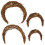 4 Piezas Forma Rattan Natural Aro Vid 8
