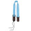 Correa Ajustable De Para Ukelele Con Cabecera De Cuero Azul 11