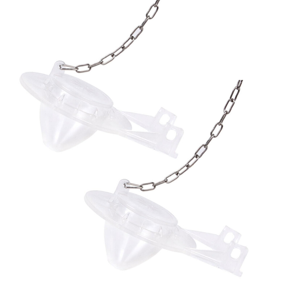 Toilet Flapper Flush Covers Universal 2 Pack Clear Fits Most Toilet Tanks Toilet Tank Flapper Replacement 9393856485703