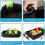 Snack Tray for Stroller, Stroller Cup Holder Tray, Snack Organizer Tray Attachment, Compatible With Most Strollers 4