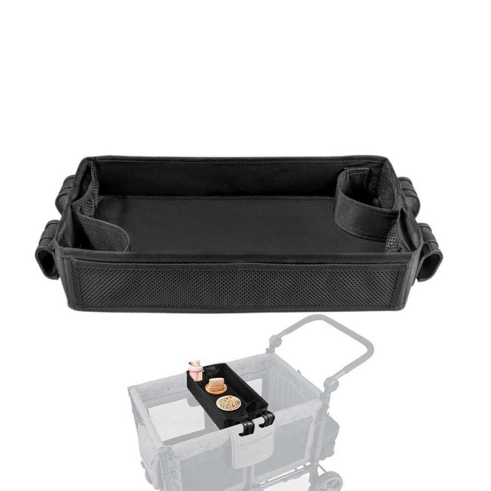 Baby Stroller Organizer Cup Holder Tray, Snack Tray For Stroller, Stroller Snack Tray With Cup Holder