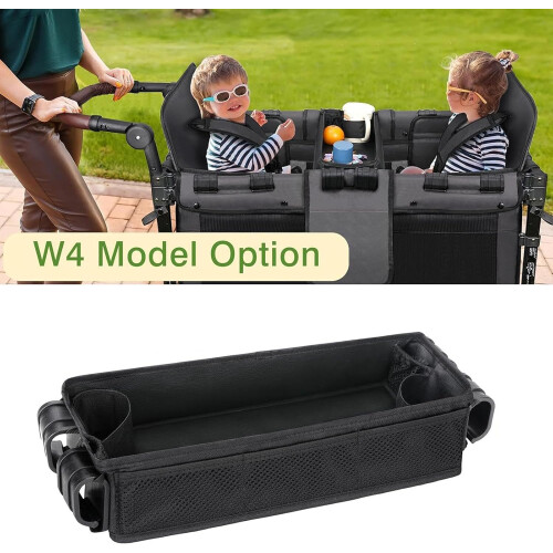 Snack Tray for Stroller, Stroller Cup Holder Tray, Snack Organizer Tray Attachment, Compatible With Most Strollers 1