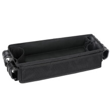 Stroller Snack Tray With 4 Cup Holders, Snack Organizer, Travel Attachment, Durable Plastic, Universal Fit