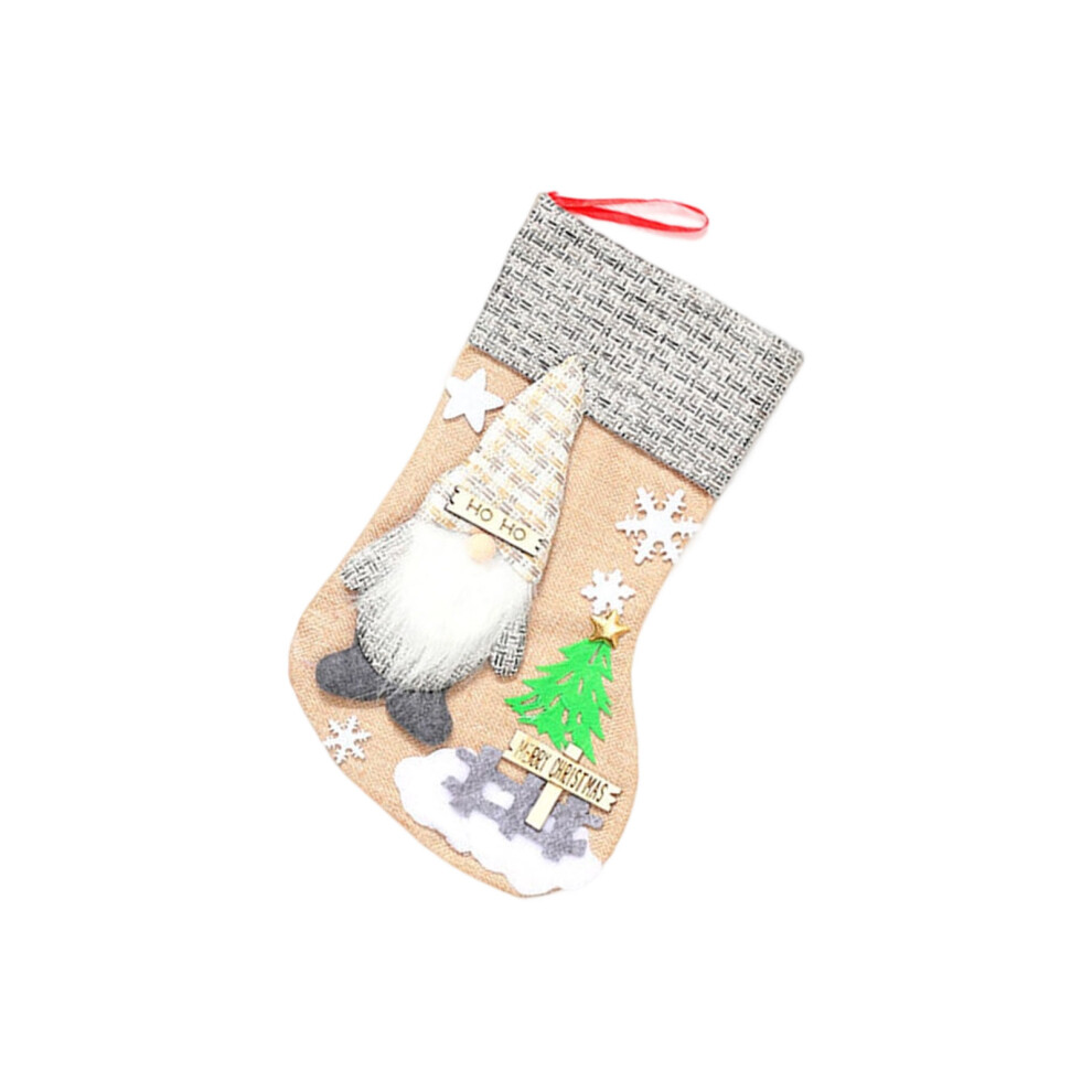 Candy Gift Bag Lovely Christmas Stockings Christmas-Yellow