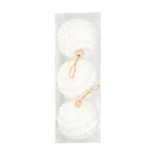 3pcs Macaron Style Foam Hanging Baubles Charm-GW3 white