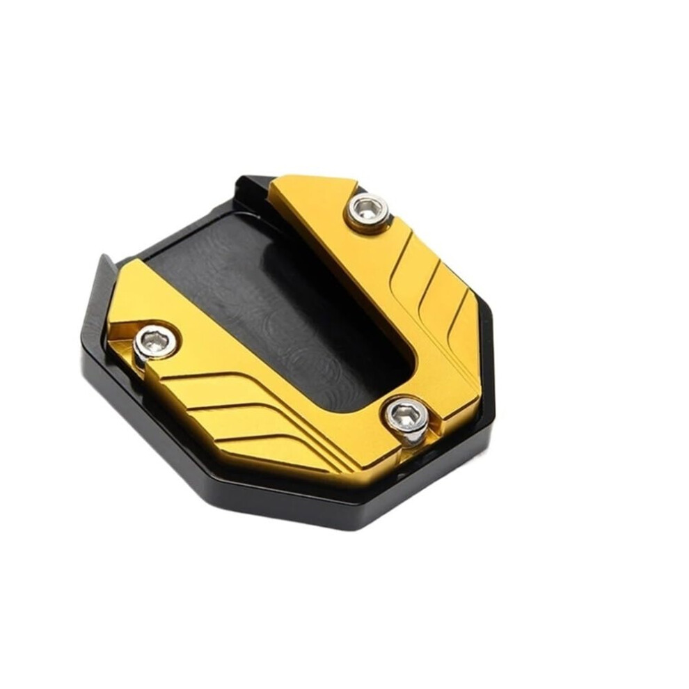 Extension Plate Kickstand Cnc Machined Kickstand Extender Side Stand Foot Pad For Motorcycle Yellow 9016109530141