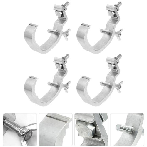 4Stk Metalllichtklemme Aluminium Für 2