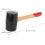 Rubber Mallet Hammer For Floor And Tile Installation 2