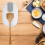 White Foldable Kitchen Spoon Holder and Pot Lid Rack PP 4