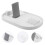 White Foldable Kitchen Spoon Holder and Pot Lid Rack PP 11
