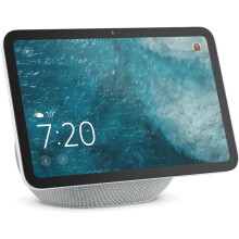 Amazon Echo Show 8 (newest gen), Vibrant HD 8.7" display with spatial audio and Alexa, Glacier White