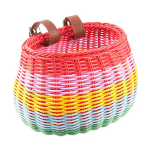 Cycling Front Basket Replacement Girls Bike Basket Handlebar Mounted Woven Detachable For Backyard Travel Outdoor