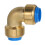 Elbow 90 Degree Brass Push To Connect Plumbing Fitting For Copper Pipe 11