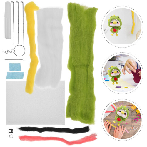 1 Set Wollen Kit Vilten Creatief Materiaal Creatieve Toebehoren 1