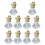 10St Auto Parfum Hangers Glazen Decoratie Diverse 3