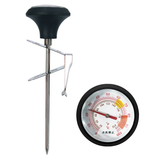 1Set Compacte Keuken- En Chocoladethermometer Met Clip 1