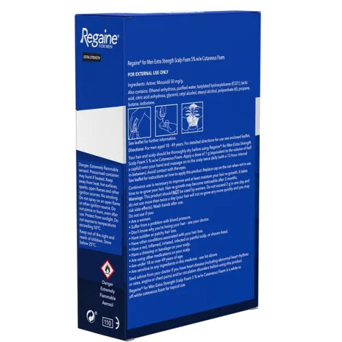 Regaine Regaine Foam For Men 3x73ml Bottle x4 Pack 2