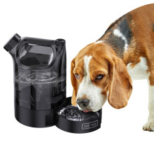 Dog Travel Water Bottle For Walking And Hiking - Leak-Proof Portable Pet Drinking Dispenser For Beach Camping