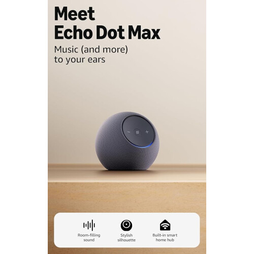 Amazon Amazon Echo Dot Max (newest gen), Alexa speaker  Graphite 2