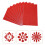 10 Glitzer Papier Pailletten Kinder 5