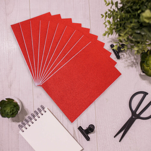 10 Glitzer Papier Pailletten Kinder 1