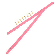 1 Paar 30 Cm Pu Leer Handtasriem Met Klinknagels