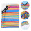 Children's Rainbow Stripe Badjas Dagelijks 8