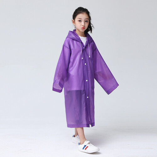 Impermeable De Eva Transparente Para Niña Niño 2