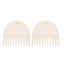 2 Unidades Peines Para Tejer De Madera Con