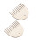 2 Unidades Peines Para Tejer De Madera Con 2