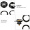 1 Set Aluminium Alloy Bike Headset Fork Stem Replacement 8