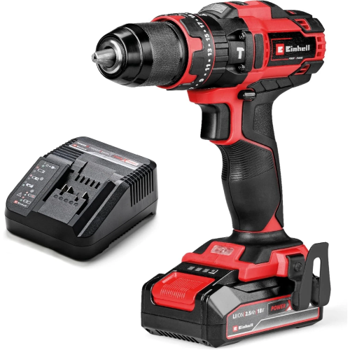 Einhell Cordless Combi Drill 44Nm 18V TE-CD 18/44 Li-i With Battery And Charger
