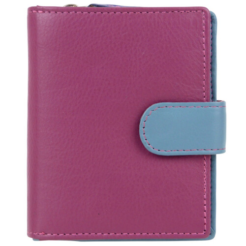 (Montana Multi) Golunski Leather Ladies Compact Purse/Wallet RFID Protected 1
