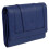 (Azure) Oakridge Leather Ladies Medium Flap Over Pebble Purse 1