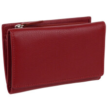 (Red) Golunski Leather Ladies Purse/Wallet RFID Protected
