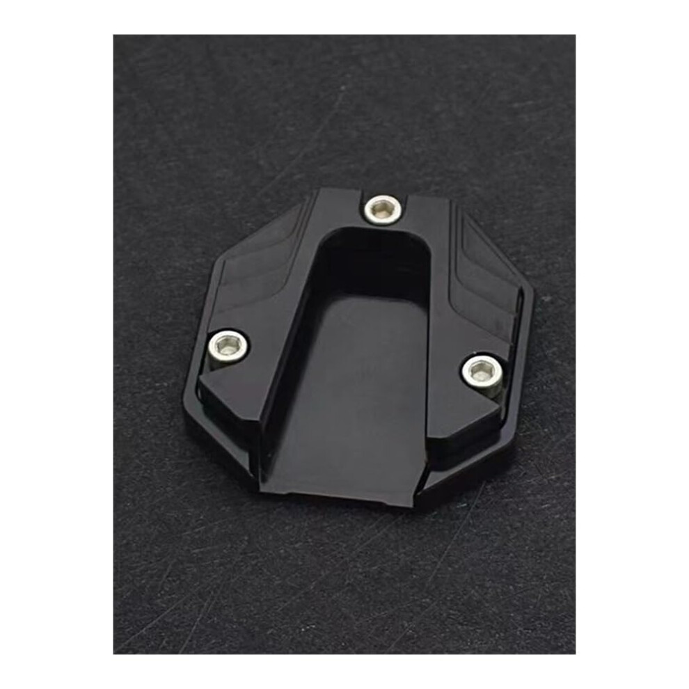Motorcycle Support Extension Plate Scootor Cnc Aluminum Alloy Parking Kickstand Pad Base Bike Side Stand Black 9354506426415