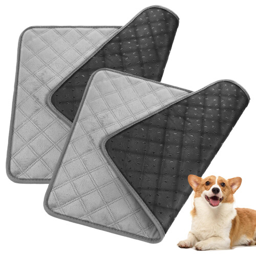 2 Wasbare Puppy Pads Waterdichte Absorberende Hondenplaspads