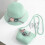 1 Set Kinder Stranduitrusting Lichtgroen Strohoed Crossbody 9
