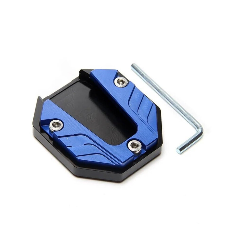 Kickstand Pad Motorcycle Kickstand Extender, Bike Side Stand Foot Pad Extension, Foot Pad Support Plate Blue 9084446520255