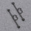2 Pares Pendientes Industriales Barbell , Piercing 8
